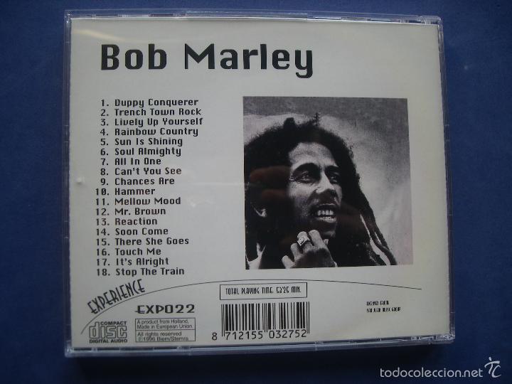 CDs de m&uacute;sica: BOB MARLEY (EXPERIENCE) CD 18 TRACKS PEPETO - Foto 3