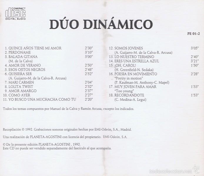 CDs de m&uacute;sica: CD D&Uacute;O DIN&Aacute;MICO ( CD)................ - Foto 2
