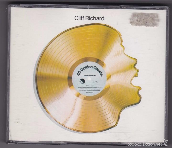 CDs de m&uacute;sica: Cliff Richard - 40 Golden Greats - 2 CDs Compilation - Foto 1