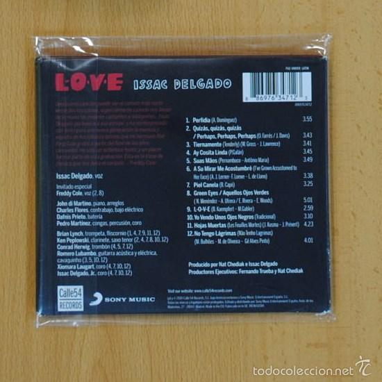 CDs de m&uacute;sica: ISSAC DELGADO - LOVE - CD - Foto 2