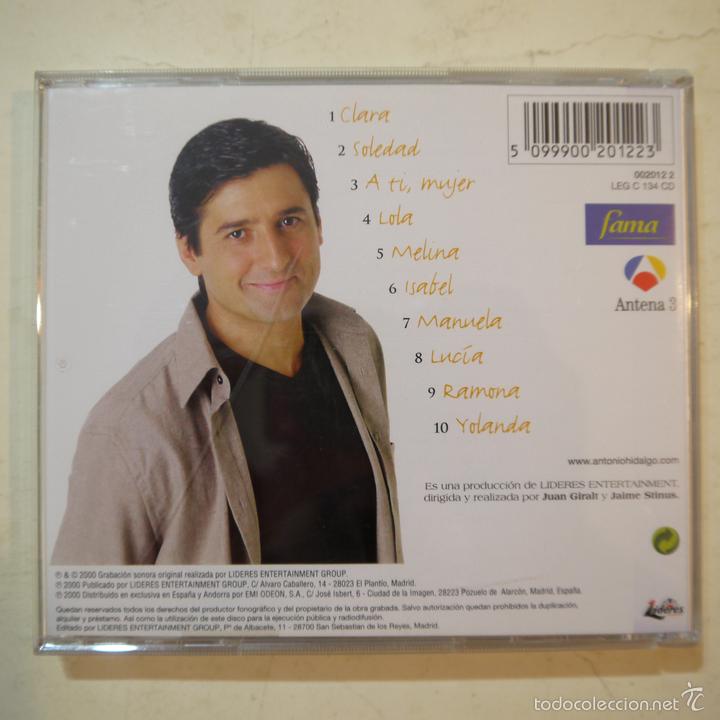 CDs de m&uacute;sica: ANTONIO HIDALGO - A TI MUJER - CD 2000 - Foto 2