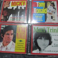 CDs de Musique: LOTE 4 CDS SINGLES COLLECTION..MICKY..TONY RONALD..MARI TRINI..VICTOR MANUEL... Lote 57841575