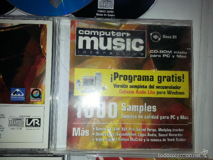 CDs de m&uacute;sica: lote computer music interactivo , cd rom mixot par pc y mac - Foto 4