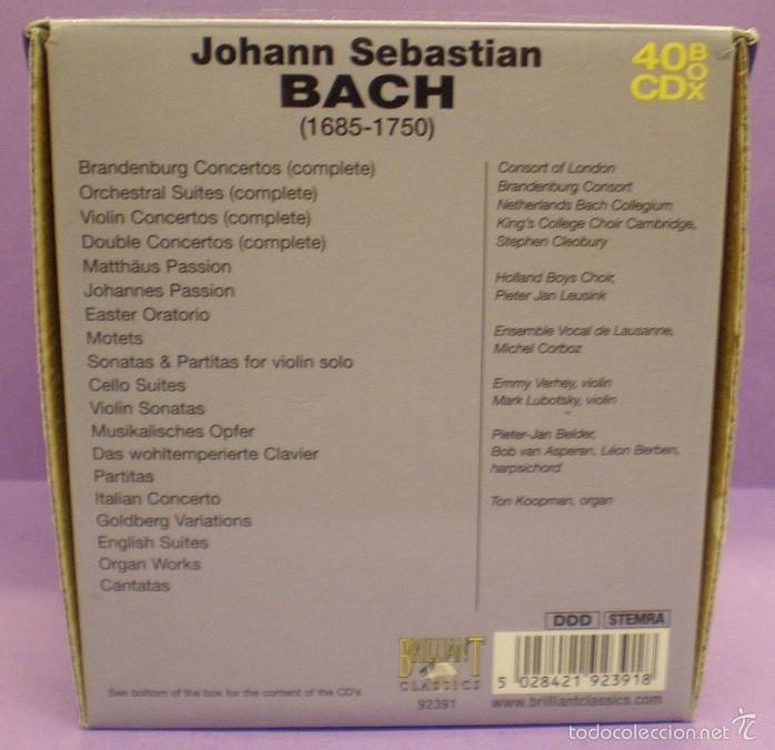 CDs de m&uacute;sica: Bach - The Masterworks - Box Set con 40 CDs - Foto 2