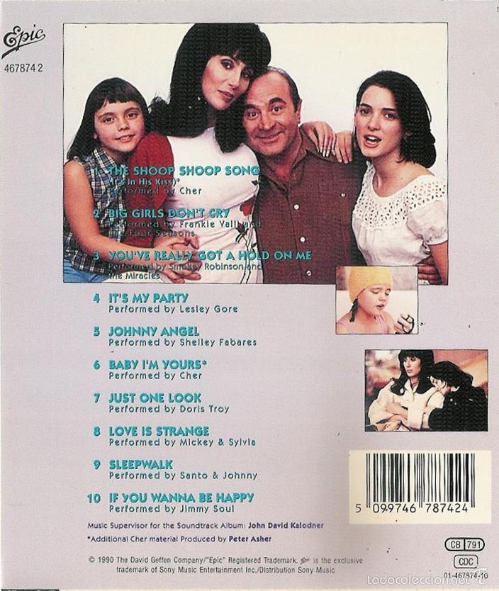 CDs de m&uacute;sica: BSO Mermaids (Sirenas) cd , Cher - Foto 2