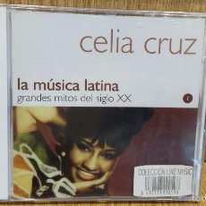 CDs de Música: CELIA CRUZ. LA MÚSICA LATINA. GRANDES MITOS DEL SIGLO XX. CD / MANZANA. 14 TEMAS / PRECINTADO.. Lote 57954609