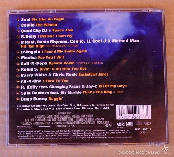 CDs de m&uacute;sica: SPACE JAM - THE MOTION PICTURS (CD 1996) - Foto 3