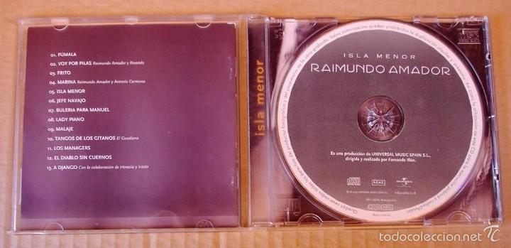 CDs de m&uacute;sica: RAIMUNDO AMADOR - ISLA MENOR (CD 2003) - Foto 2