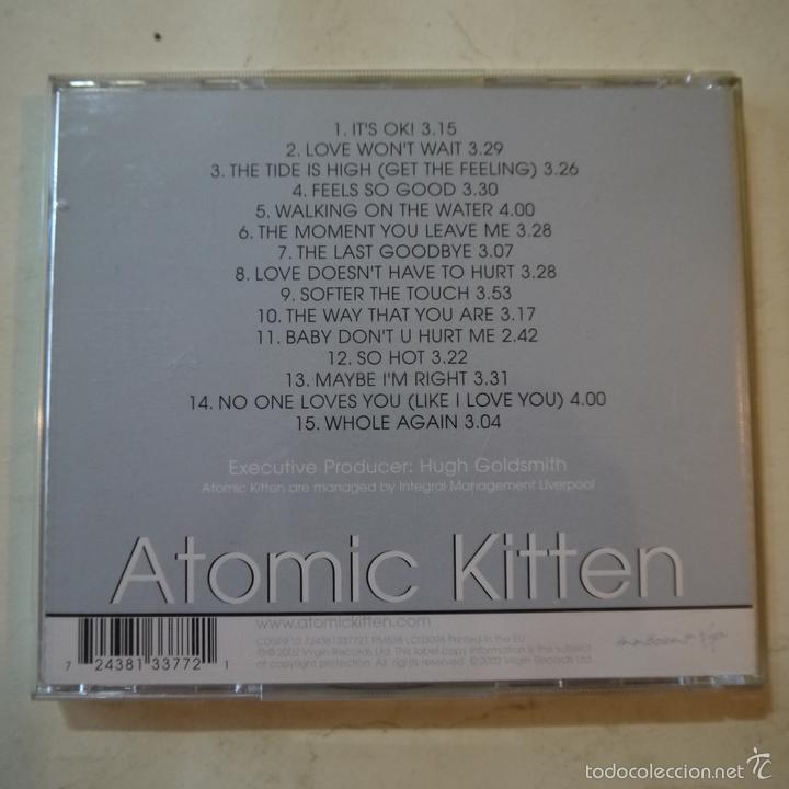 CDs de m&uacute;sica: ATOMIC KITTEN - FEELS SO GOD - CD 2002 - Foto 2