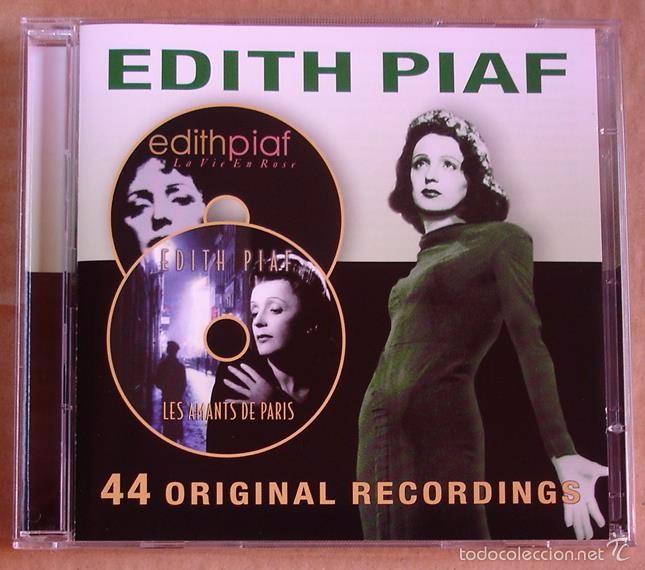 CDs de m&uacute;sica: EDITH PIAF - 44 ORIGINAL RECORDINGS (2 CD 2001) - Foto 1