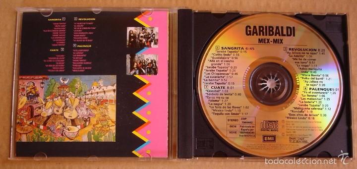 CDs de m&uacute;sica: GARIBALDI - MEX-MIX (CD 1990) - Foto 2