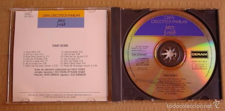 CDs de m&uacute;sica: DAVID BOWIE - GRAN DISCOTECA FAMILIAR (CD) - Foto 2