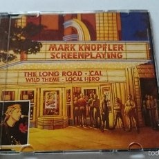 CDs de Música: MARK KNOPFLER SCREENPLAYING - THE LONG ROAD (CAL) / WILD THEME (LOCAL HERO) (CD SINGLE PROMO 1994)