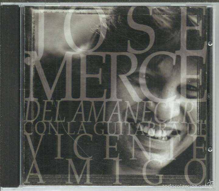 CDs de m&uacute;sica: JOS&Eacute; MERC&Eacute; - DEL AMANECER... - CD VIRGIN 1998 - Foto 1
