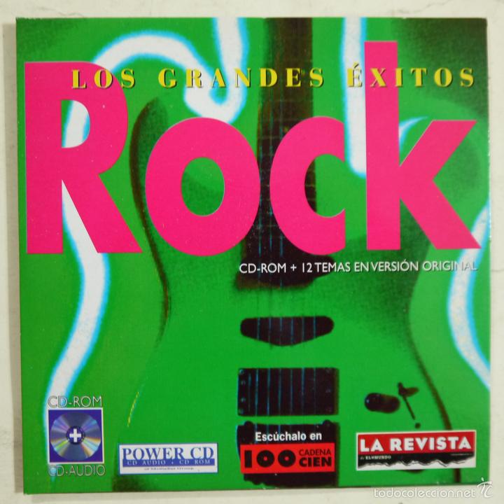 CDs de m&uacute;sica: LOS GRANDES &Eacute;XITOS - ROCK - CD-ROM - 12 TEMAS EN VERSI&Oacute;N ORIGINAL - Foto 1