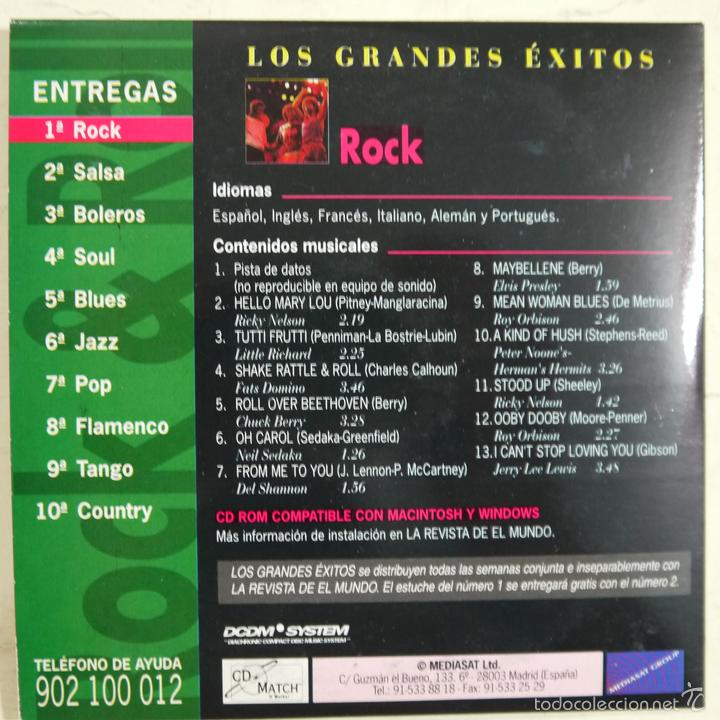 CDs de m&uacute;sica: LOS GRANDES &Eacute;XITOS - ROCK - CD-ROM - 12 TEMAS EN VERSI&Oacute;N ORIGINAL - Foto 2