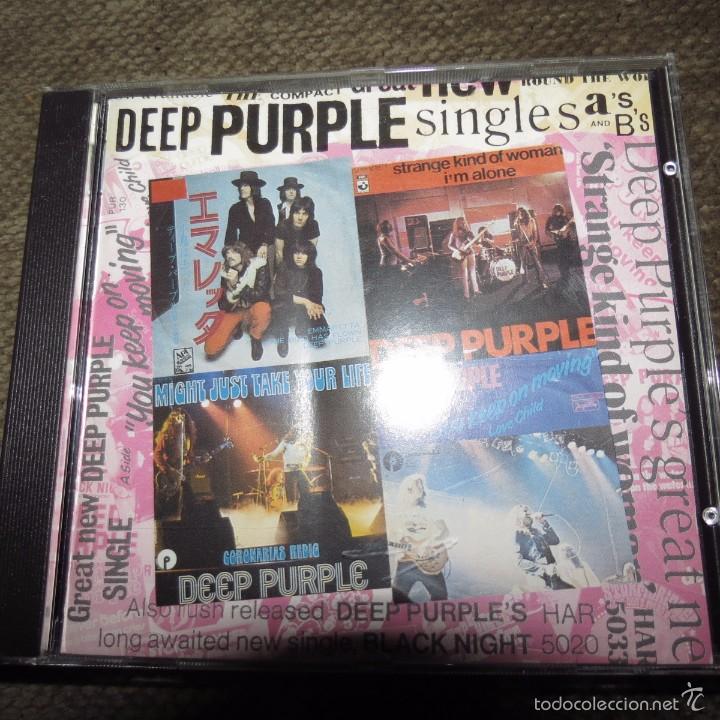 CDs de m&uacute;sica: deep purple - the compact singles a&acute;s and b&acute;s - Foto 1