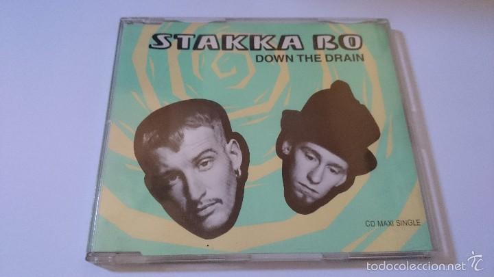 CDs de m&uacute;sica: STAKKA BO - DOWN THE DRAIN (3 VERSIONS) (CD SINGLE 1993) - Foto 1