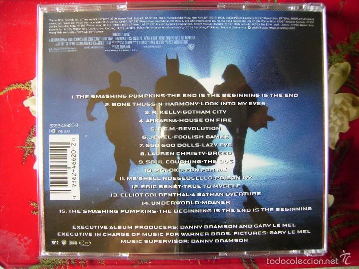 CDs de m&uacute;sica: BATMAN & ROBIN...BSO...VV AA - Foto 2