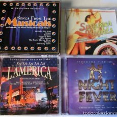 CDs de Música: SONGS FROM THE MUSICALS - 3 CD 60 TOP HITS - NIGHT FEVER / SUMMER NIGHTS / AMERICA - RARE LIMITED. Lote 58324379