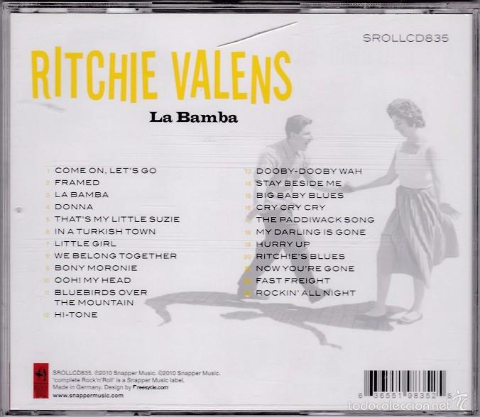 CDs de m&uacute;sica: Ritchie Valens - La Bamba - 23 canciones - Foto 2