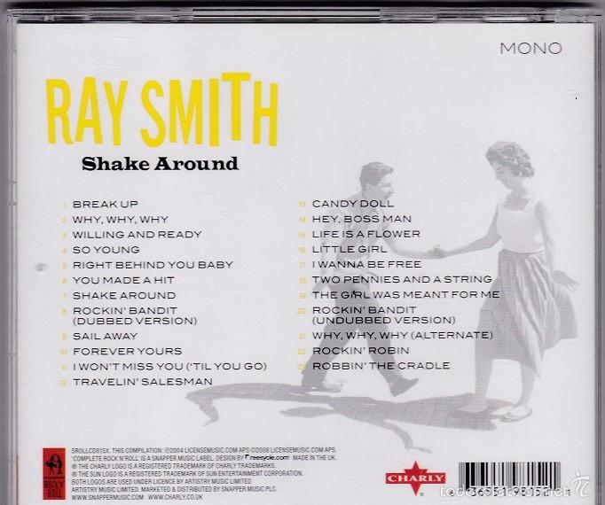 CDs de m&uacute;sica: Ray Smith - Shake Around - CD, 23 Canciones - Foto 2