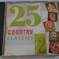 CDs de Música: VARIOS - COUNTRY CLASSICS VOLUME 2 (25 CANCIONES/TRACKS) (CD ALBUM)