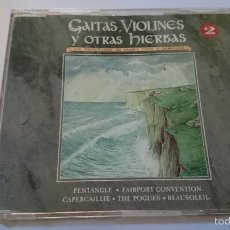 CDs de Música: GAITAS VIOLINES Y OTRAS HIERBAS 2 (UNA RECOPIL. DE MUSICA CELTA Y DERIVADOS) (CD MAXI 1993). Lote 58354239
