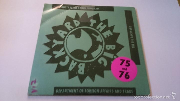 CDs de m&uacute;sica: VARIOS - THE BIG BACKYARD PROGRAMS 75 & 76 (PROGRAMA RADIO / AUSTRALIAN RADIO PROGRAM) (CD 1993) - Foto 1