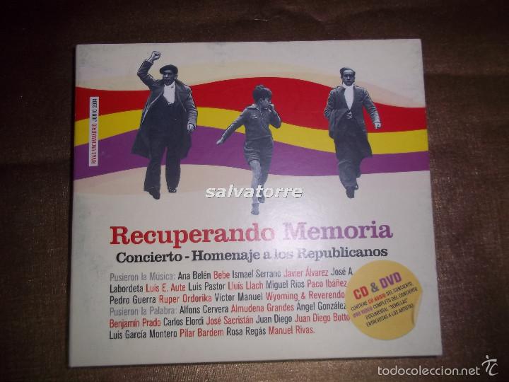CDs de M&uacute;sica: RECUPERANDO MEMORIA(BEBE-LLACH-MIGUEL RIOS-AUTE-GUERRA-LABORDETA-PACO IBA&Ntilde;EZ-ETC) CD + DVD