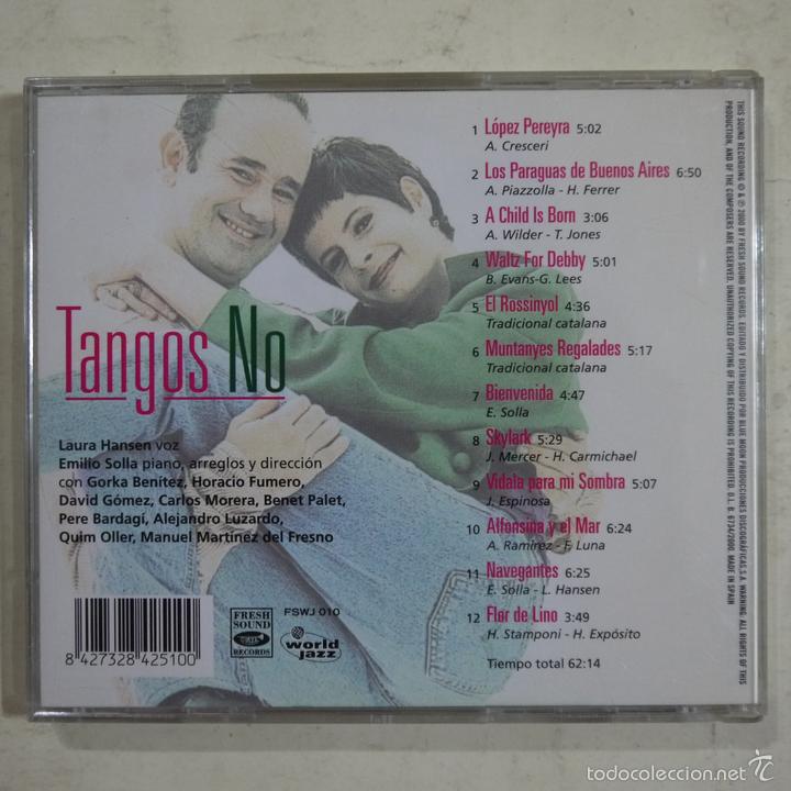 CDs de m&uacute;sica: LAURA HANSEN - TANGOS NO - CD 2000 - Foto 2