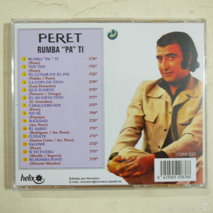 CDs de m&uacute;sica: PERET - RUMBA PA TI - CD 2002 - Foto 2