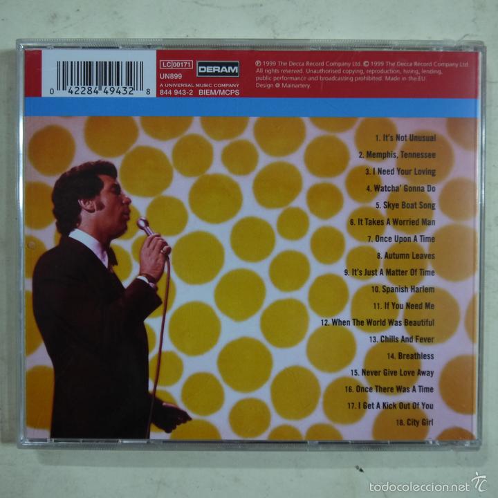 CDs de m&uacute;sica: TOM JONES - THE UNIVERSAL MASTERS COLLECTION - CD 1999 - Foto 2