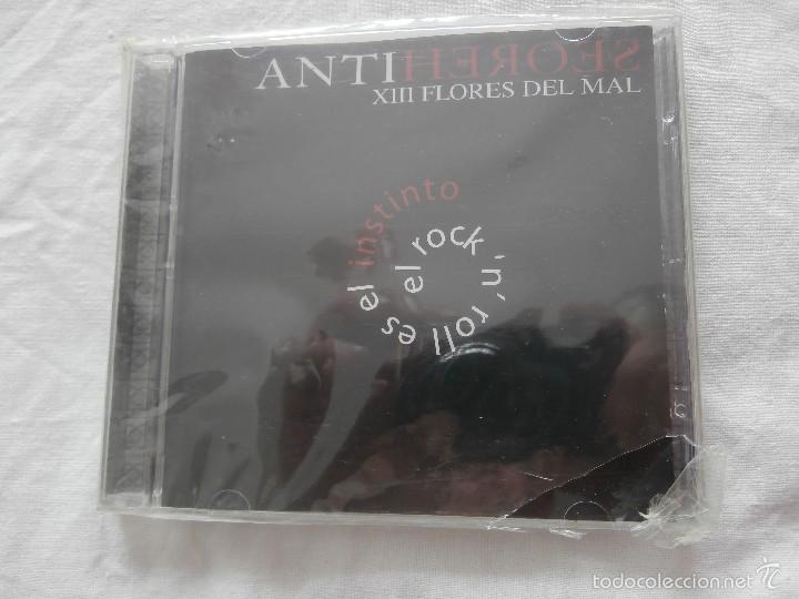 CD di Musica: ANTIHEROES CD XIII FLORES DEL MAL (ES EL INSTINTO DEL ROCK N&acute;ROLL)  NUEVO A ESTRENAR