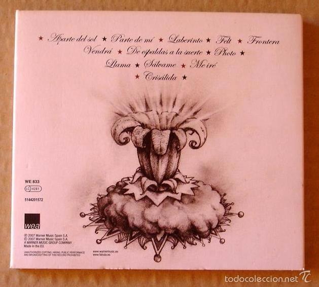 CDs de m&uacute;sica: F&Aacute;BULA - CRIS&Aacute;LIDA (CD) 2007 DIGIPACK - Foto 3