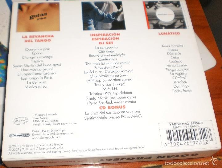CDs de m&uacute;sica: gotan project the complete box set cd.francia 2007 - Foto 2