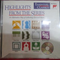 CDs de Música: HIGHLIGHTS FROM THE SERIES AN ALTERNATIVE WAY OF COLLECTING.. Lote 58665709