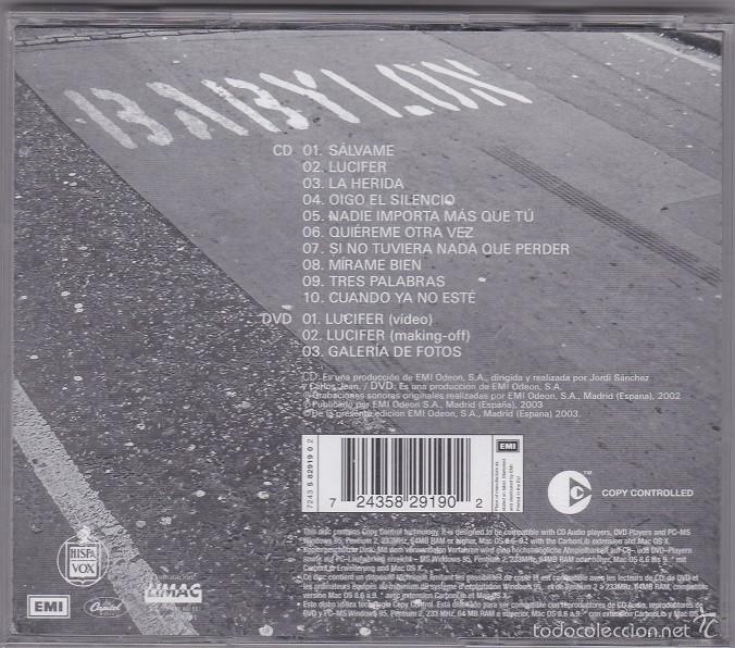 CDs de m&uacute;sica: OBK - Babylon - CD + DVD - Foto 2