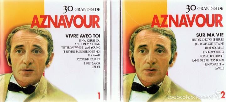 CDs de m&uacute;sica: CD 30 GRANDES DE AZNAVOUR - Foto 2