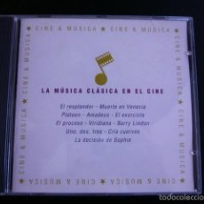 CDs de Música: CINE Y MÚSICA CD LA MÚSICA CLÁSICA EN EL CINE. Lote 58924285
