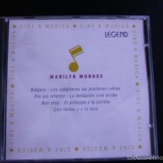 CDs de Música: CINE Y MÚSICA CD MARILYN MONROE. Lote 58924420
