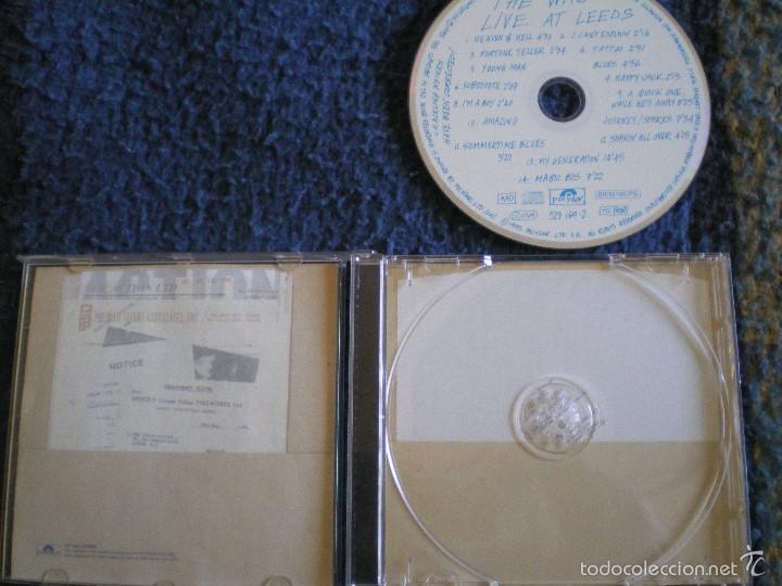 CDs de m&uacute;sica: LIVE AT LEEDS. THE WHO. CD - Foto 2