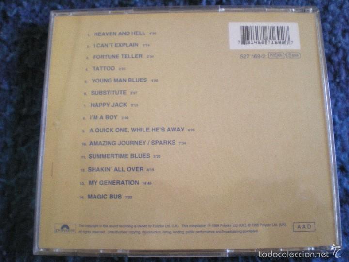 CDs de m&uacute;sica: LIVE AT LEEDS. THE WHO. CD - Foto 3
