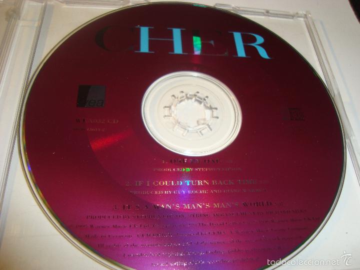 CDs de m&uacute;sica: RAR SINGLE CD. CHER. ONE BY ONE. 3 TRACKS - Foto 2