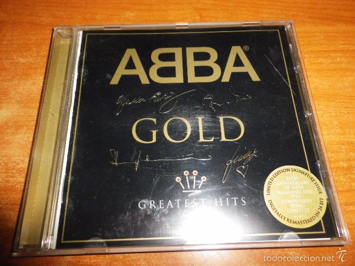 CDs de M&uacute;sica: ABBA Gold GREATEST HITS CD ALBUM EDICION LIMITADA 1999 EU TIENE 19 TEMAS FIRMAS IMPRESAS EN LA CAJA