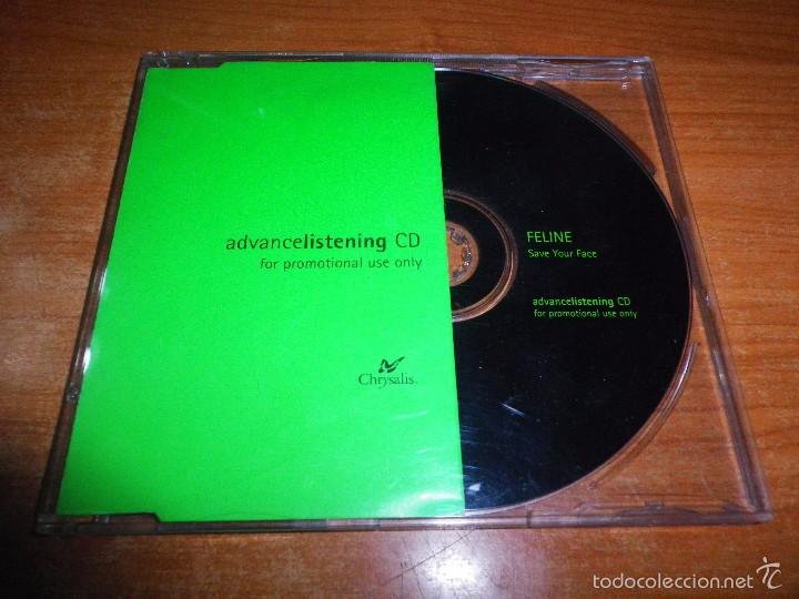 CDs de m&uacute;sica: FELINE Save your face CD ALBUM PROMO 1997 UK EN CAJA FINA DE SINGLE CONTIENE 10 TEMAS