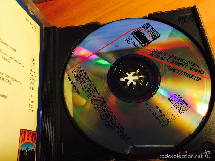 CDs de m&uacute;sica: BRUCE SPRINGSTEEN ( BACKSTREETS. ON STAGE) . CD 12 TRACKS (CDI2) - Foto 3