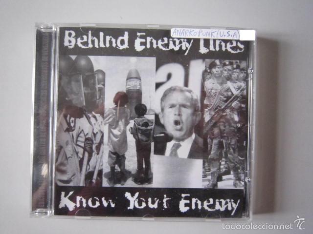 CDs de m&uacute;sica: CD - ANARCOPUNK - BEHIND ENEMY LINES (KNOW YOUR ENEMY) - 2003 - REEDICI&Oacute;N - Foto 1