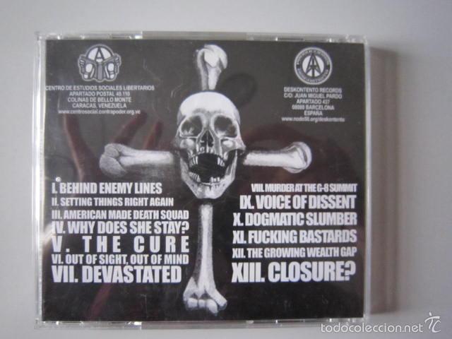 CDs de m&uacute;sica: CD - ANARCOPUNK - BEHIND ENEMY LINES (KNOW YOUR ENEMY) - 2003 - REEDICI&Oacute;N - Foto 2