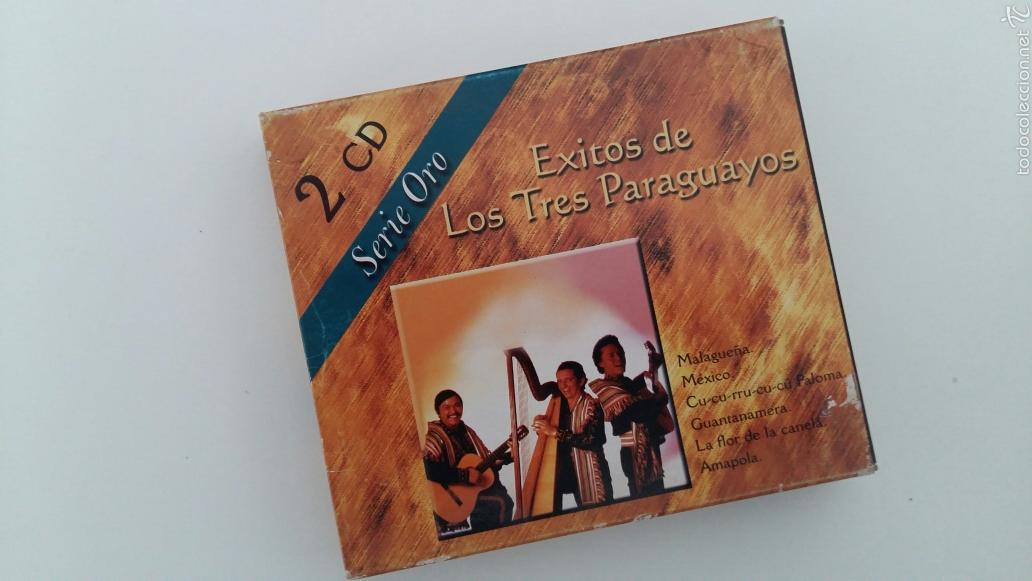 CDs de m&uacute;sica: (Sevilla) CD Doble - LOS TRES (3) PARAGUAYOS - Exitos - Foto 1